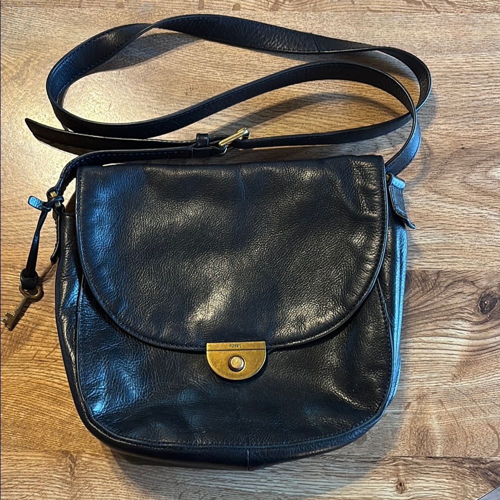 Vintage Fossil saddle bag
